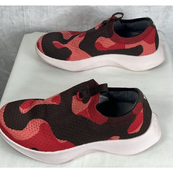 Allbirds Tree Dasher Relay Sneakers Shoes Bloom Coral Red Camo Women's Size 7.5 - Picture 5 of 8